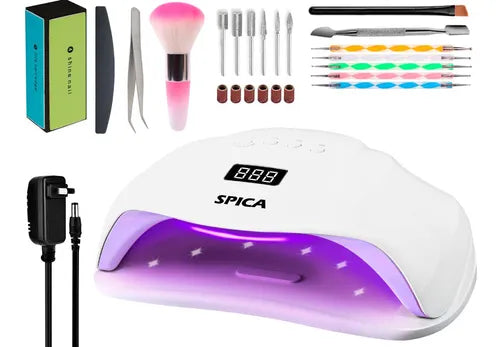 Cabina Led De Uñas 72w Luz Uv Secador Manicura