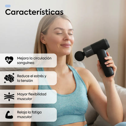 PowerRelax Pro / Pistola Masajeadora 4 EN 1