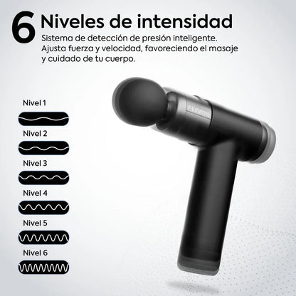PowerRelax Pro / Pistola Masajeadora 4 EN 1